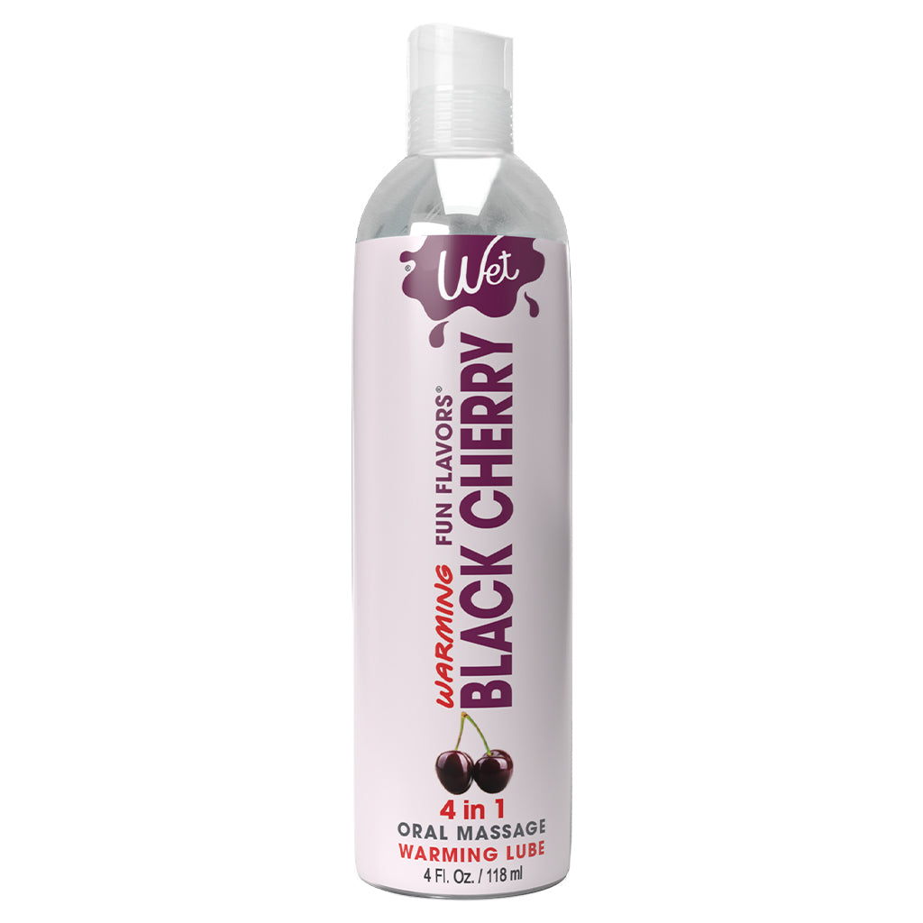 WET Fun Flavours Black-Cherry - Lubricante con sabor a cereza caliente