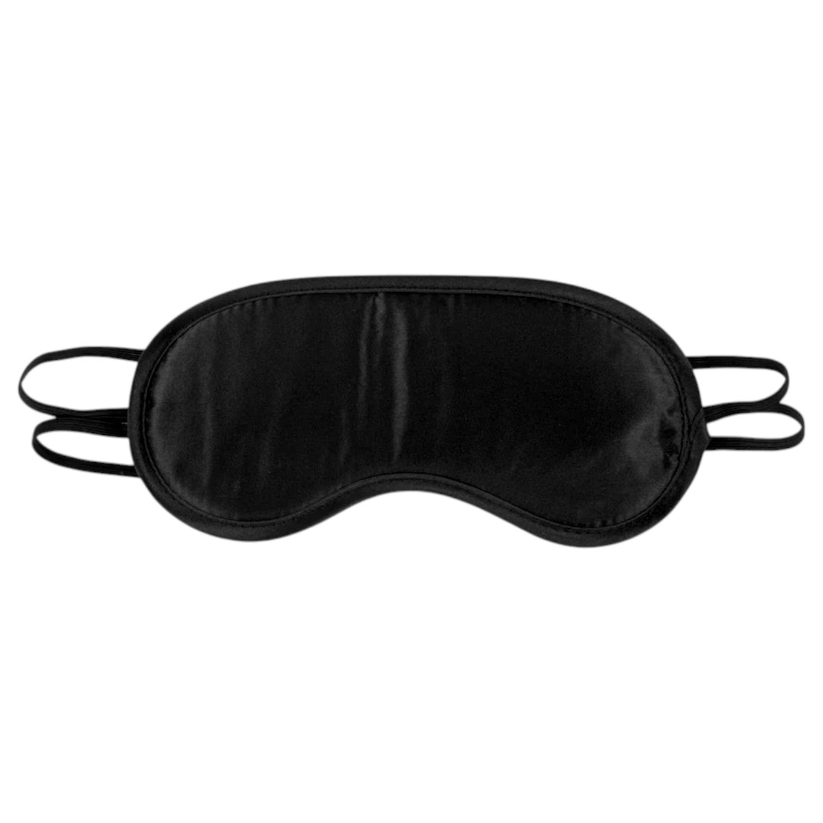 Sex & Mischief Satin Blindfold Black - Double-Layer Sensory Deprivation