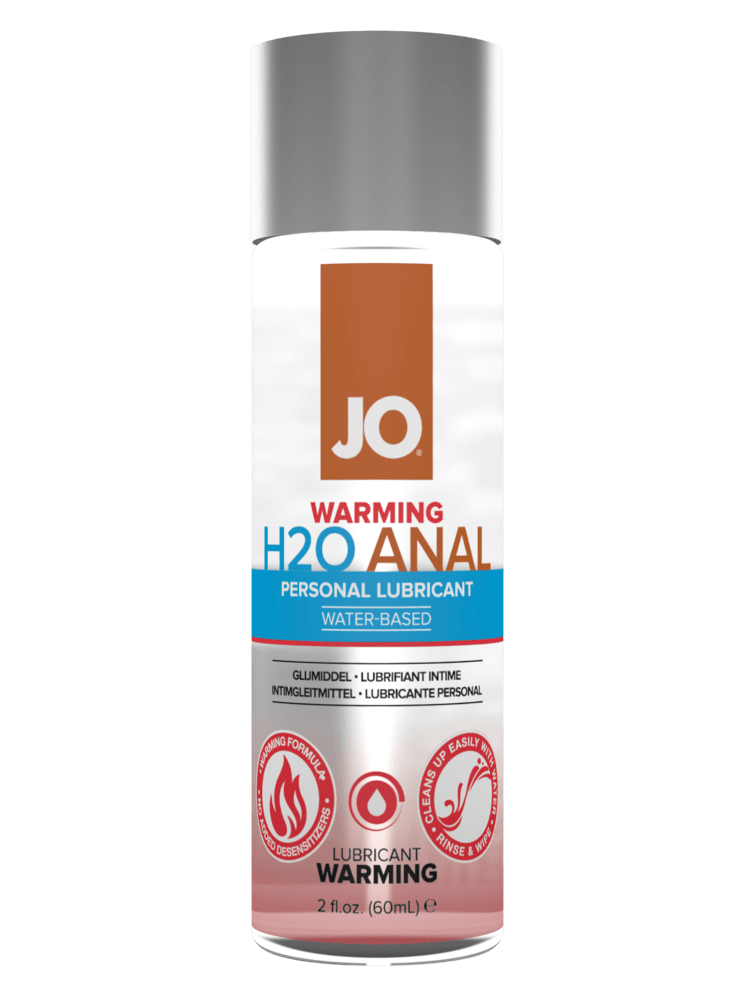 - JO Lubricants - JO H2O Anal - Warming - Lubricant 2 floz / 60 mL - PlayLoveToys