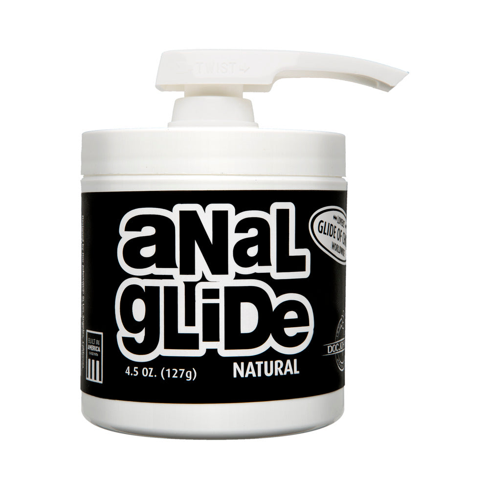 Doc Johnson Anal Glide Natural Lube - Airless Pump