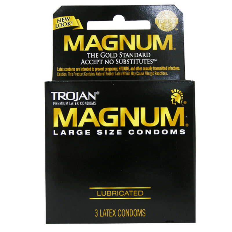 Trojan Magnum Large Condoms 3-Pack - Latex