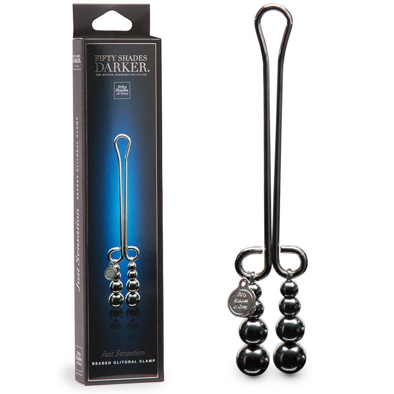 Fifty Shades Darker Just Sensation Beaded - Clitoral Clamp
