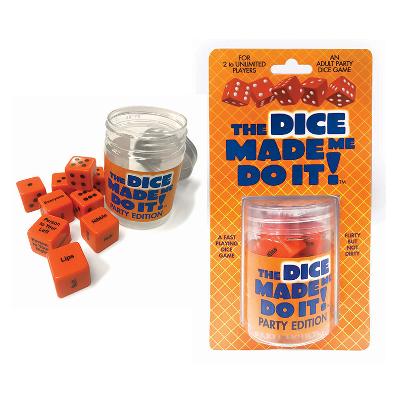 Little Genie The Dice Made Me Do It! - Flirty Party Dice Game