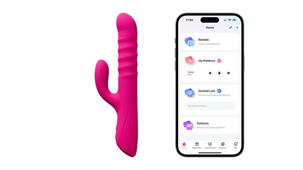 Lovense Velvo - Vibrador tipo Conejo NeoSpin para Punto G y Clítoris