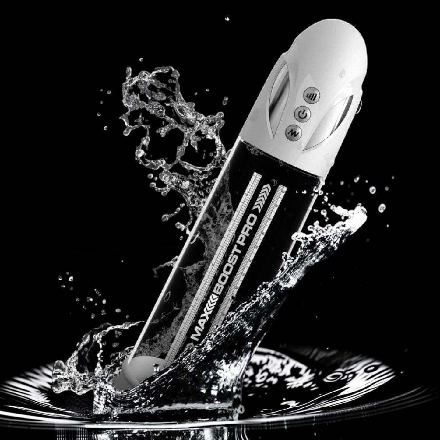 Pipedream Pump Worx - Max Boost Pro Flow Waterproof Auto Pump White & Clear