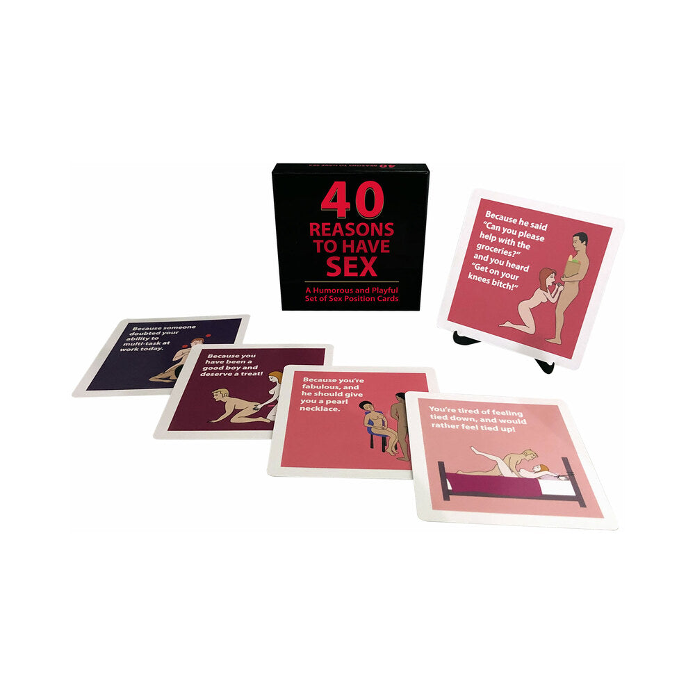 Kheper Games 40 Reasons to Have Sex Cards - Couples Card Game