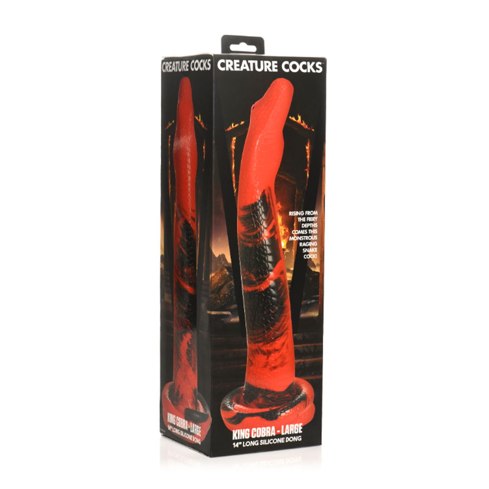 King Cobra - Large 14" Silicone Dong