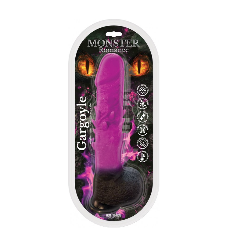 MONSTER ROMANCE - GARGOYLE - MULTI-SPEED THRUSTING DILDO