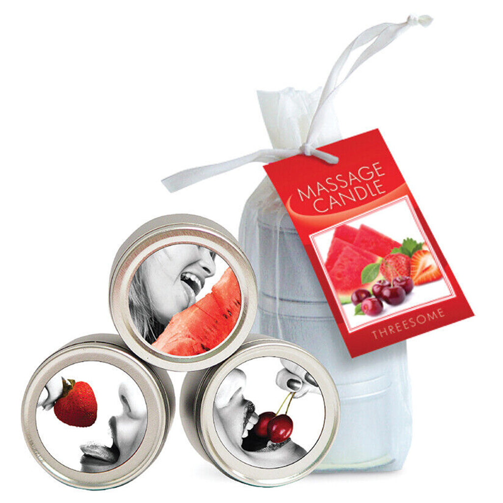Earthly Body Edible Massage - Candle Trio Gift Set