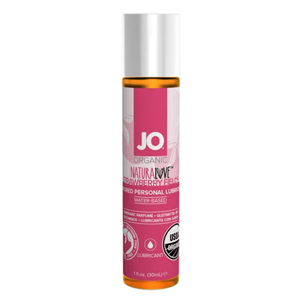 JO Lubricants - JO NATURALOVE Organic Strawberry Lubricant 1oz - PlayLoveToys