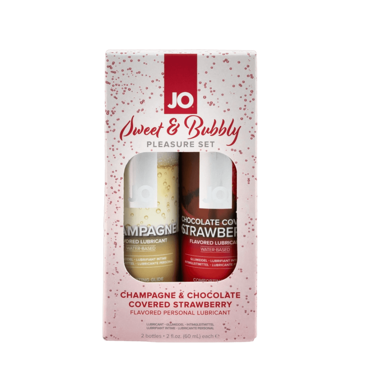 JO Lubricants - JO Sweet & Bubbly Set - Champagne - PlayLoveToys
