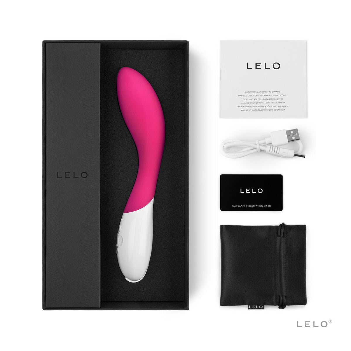 Lelo MONA 2 - G-Spot & Clitoral Vibrator Cerise