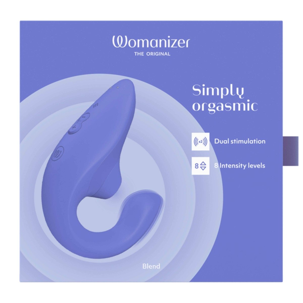 Womanizer - Womanizer Blend: Dual Stimulation Vibrator with Pleasure Air Technology - PlayLoveToys
