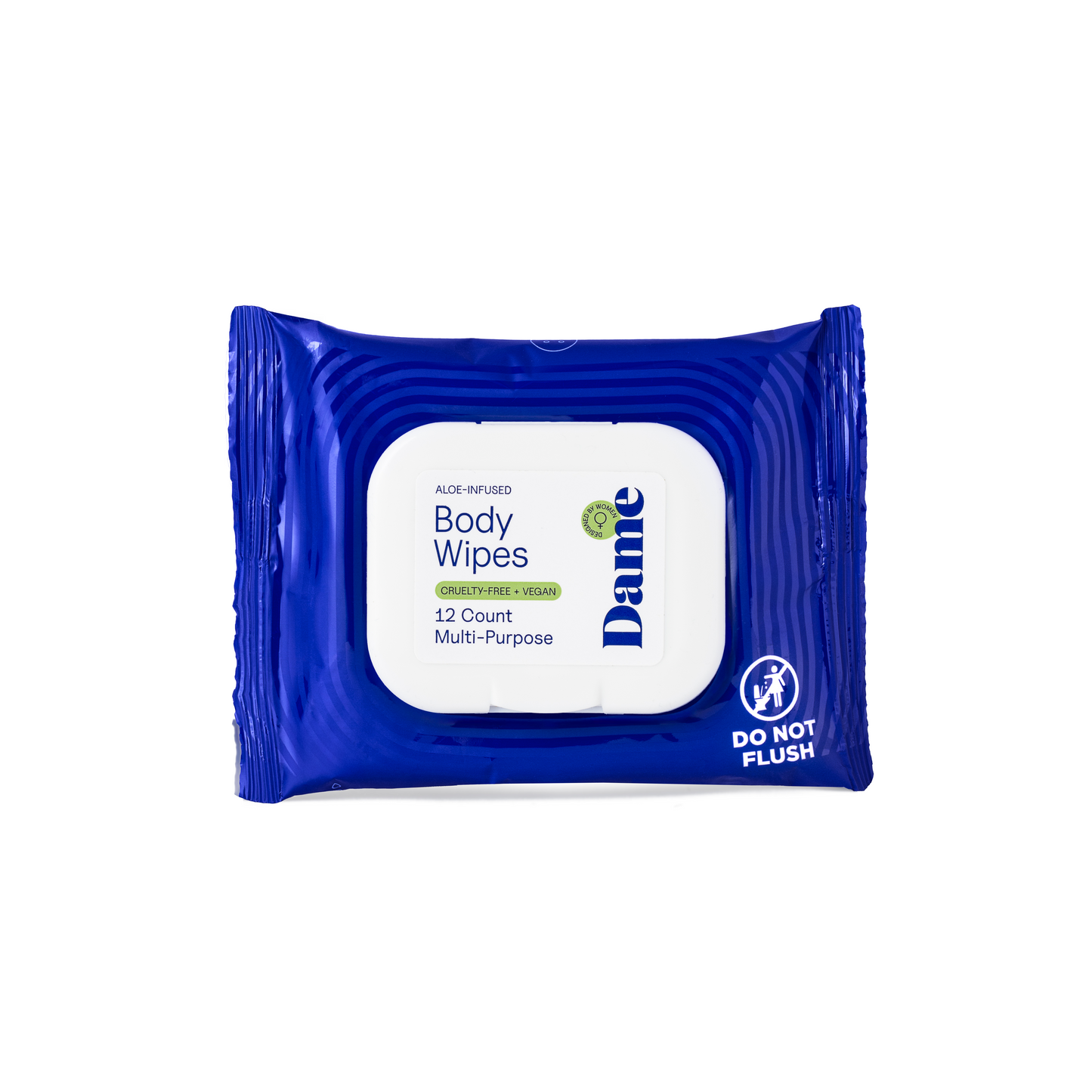 Dame Aloe & Cucumber Body Wipes - 12pk