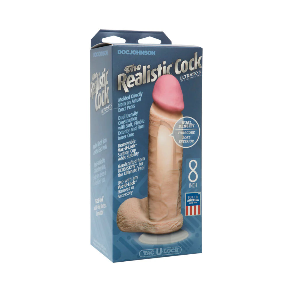 The Realistic Cock - White