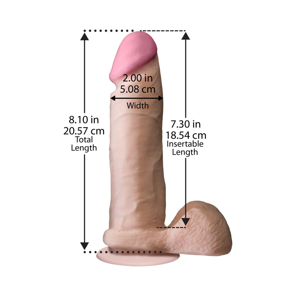 The Realistic Cock - White