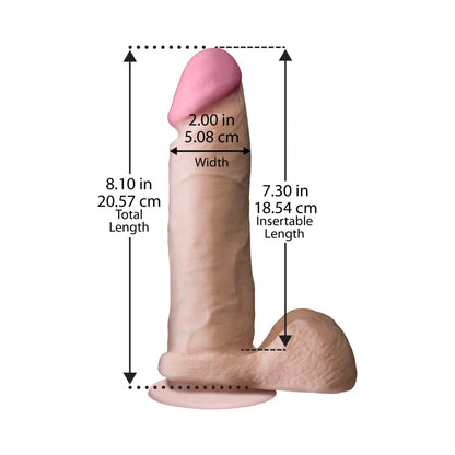 The Realistic Cock - White