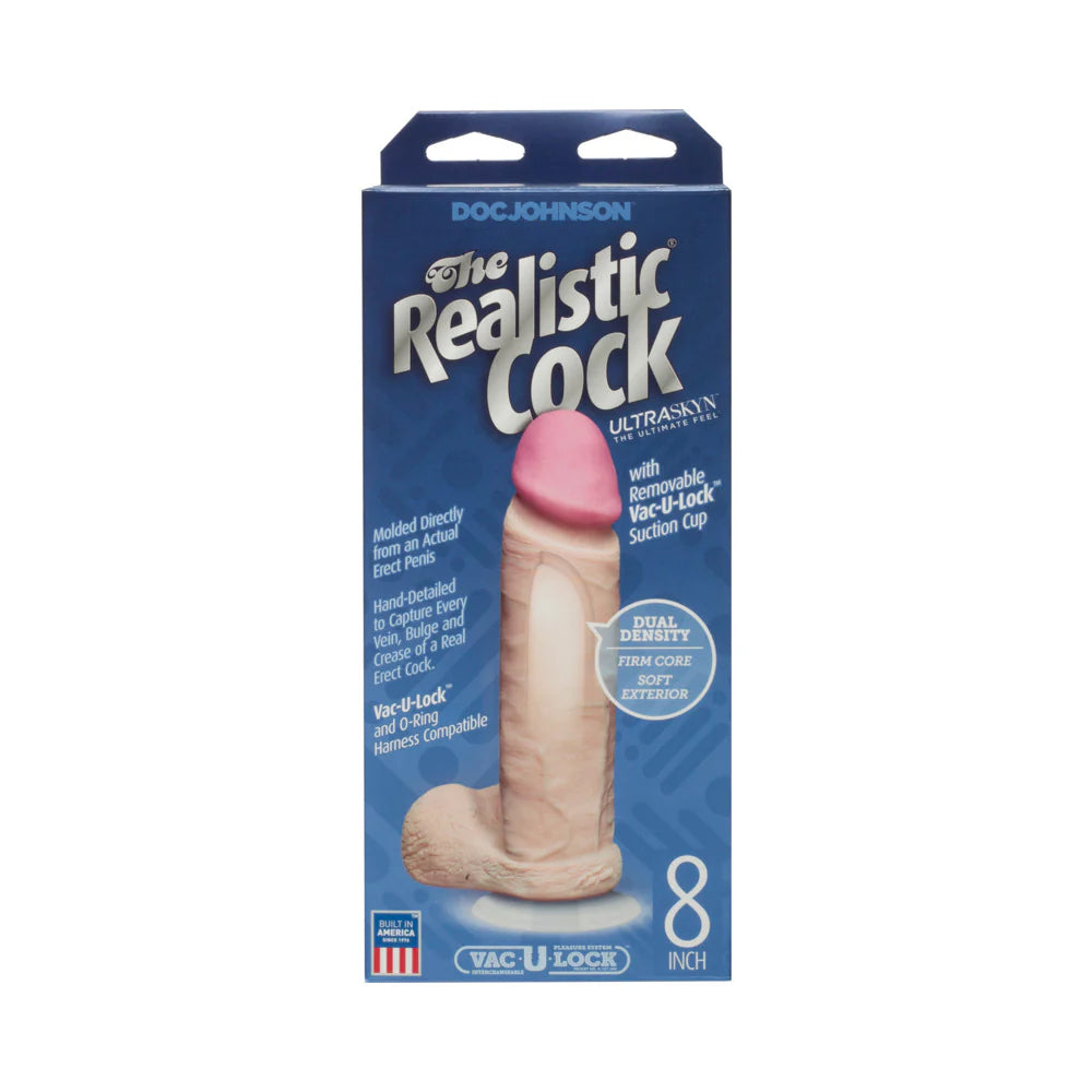 The Realistic Cock - White