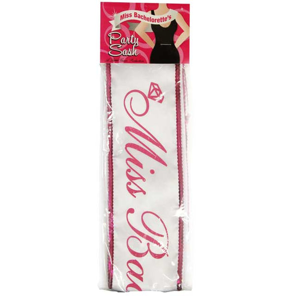 Little Genie Miss Bachelorette Sash - Red Sequin Party Sash