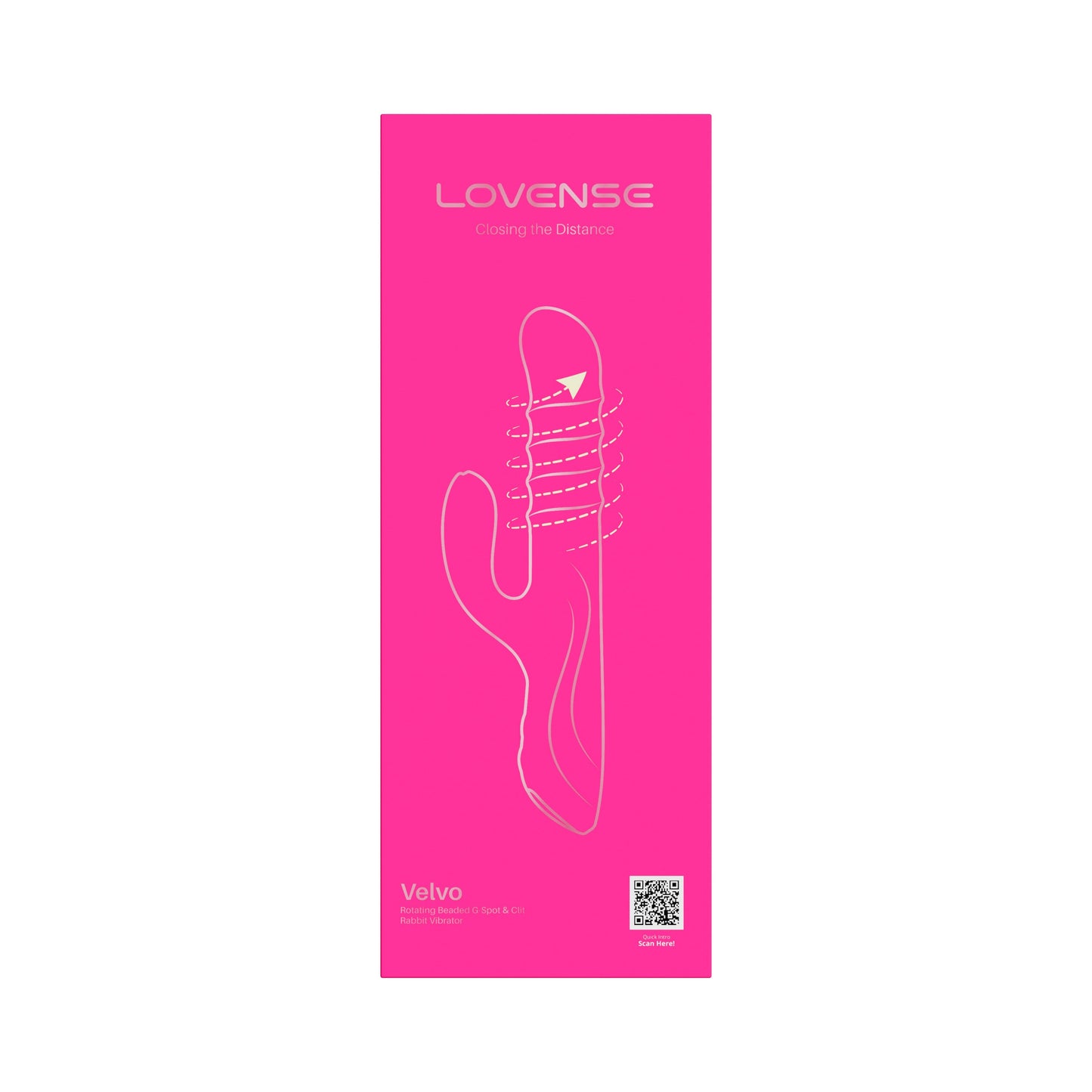 Lovense Velvo - Vibrador tipo Conejo NeoSpin para Punto G y Clítoris