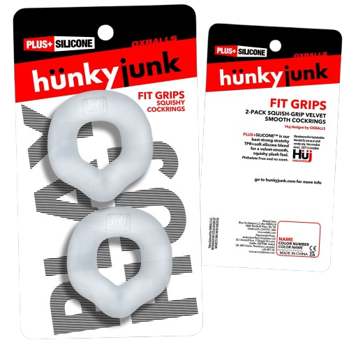 FIT GRIPS 2-pack ergo-fit cockrings CLEAR/CLEAR