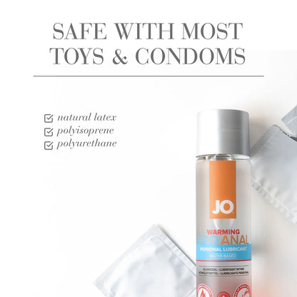  - JO Lubricants - JO H2O Anal - Warming - PlayLoveToys