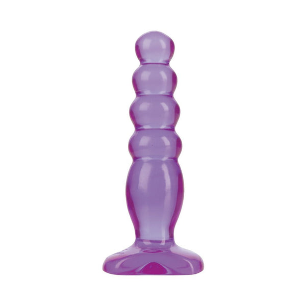 Doc Johnson Crystal Jellies Anal Delight 5in - Purple