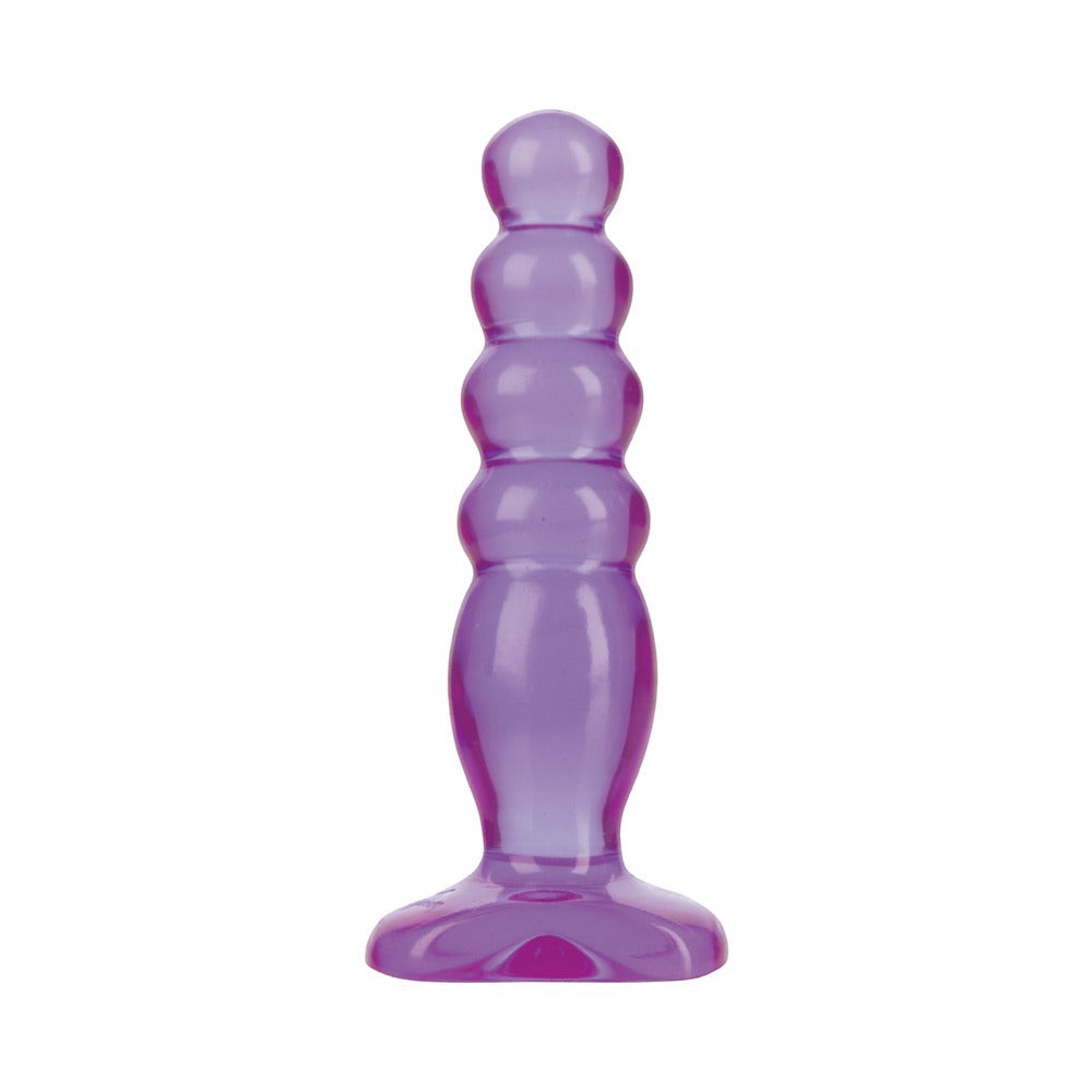 Doc Johnson Crystal Jellies Anal Delight 5in - Purple