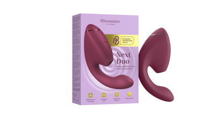 Womanizer Next Duo - Estimulador dual 3D Pleasure Air + Punto G 