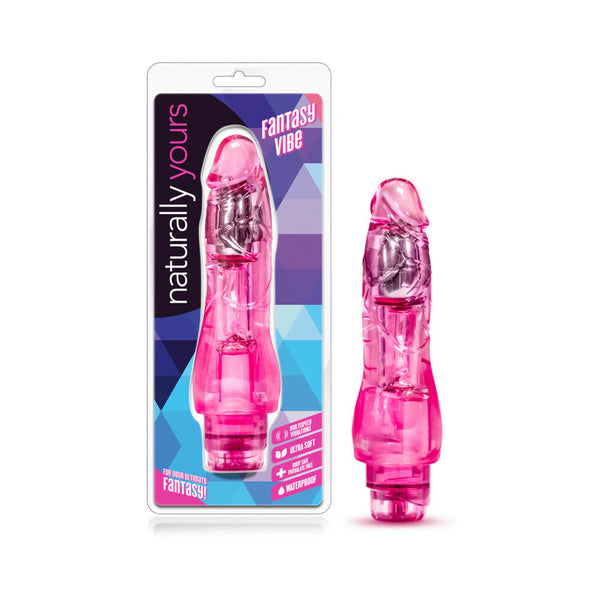 Blush Naturally Yours - Fantasy Vibe Realistic 8.5 in. Vibrating Dildo