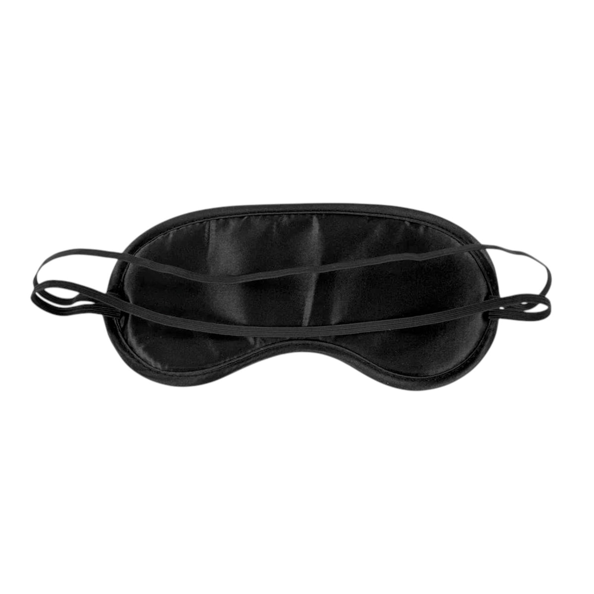 Sex & Mischief Satin Blindfold Black - Double-Layer Sensory Deprivation
