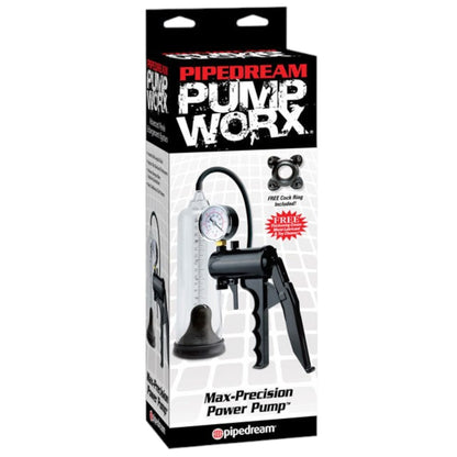 Pipedream Pump Worx - Max-Precision Power Pump Clear/Black