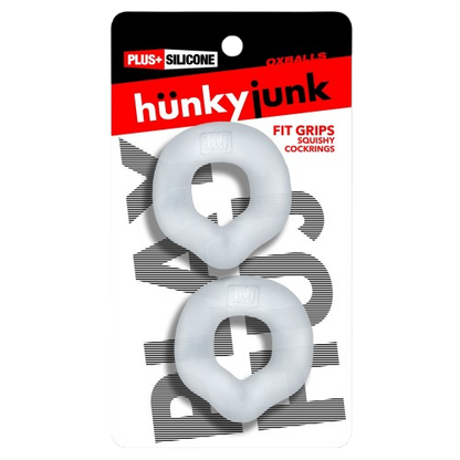 FIT GRIPS 2-pack ergo-fit cockrings CLEAR/CLEAR