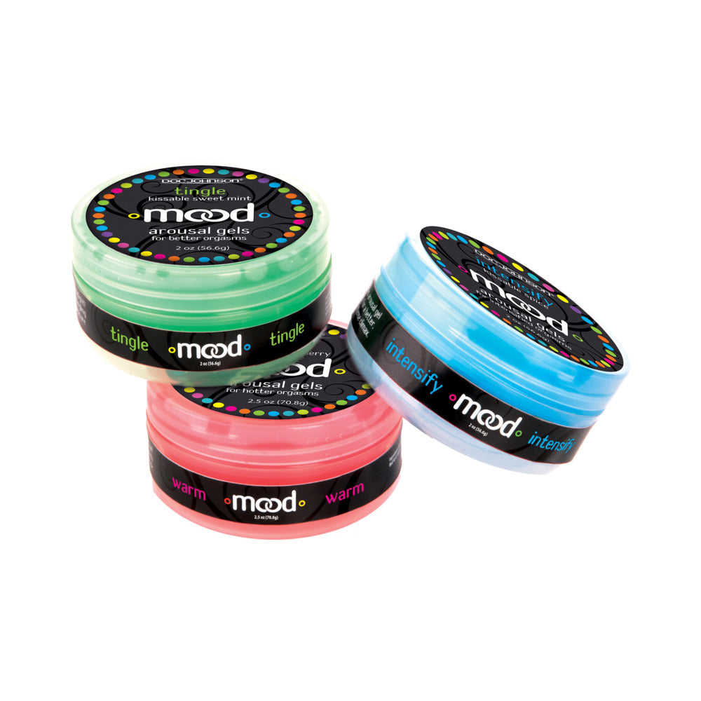 Doc Johnson Mood Arousal Gels 3-Pack – Tingle, Warm & Intensify