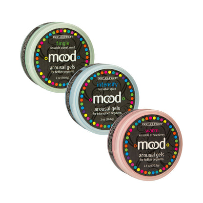 Doc Johnson Mood Arousal Gels 3-Pack – Tingle, Warm & Intensify