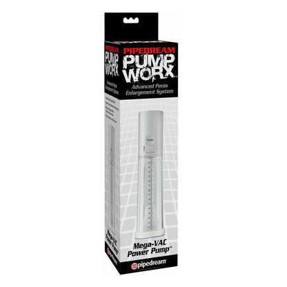 Pipedream Pump Worx - MEGA-VAC Power Pump Clear/White