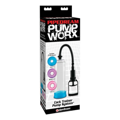 Pipedream Pump Worx - 4-Piece Cock Trainer Pump System Clear/Assorted