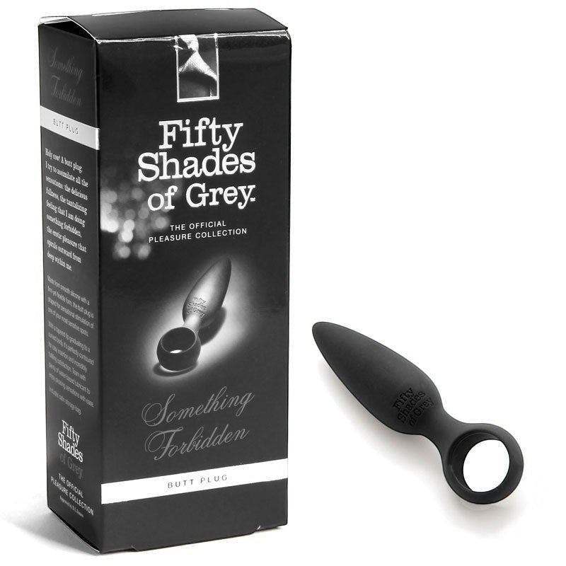 Fifty Shades of Grey Something Forbidden - Silicone Butt Plug Black