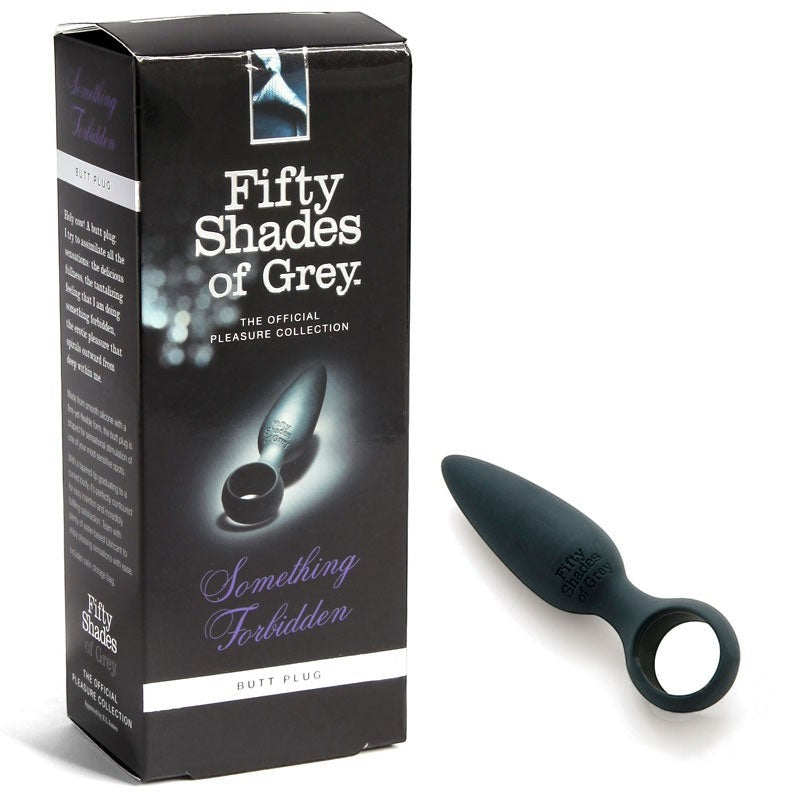 Fifty Shades of Grey Something Forbidden - Silicone Butt Plug Black