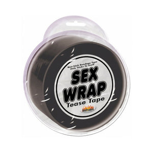 Hott Products Sex Wrap - 100ft Bondage Sex Tape Black