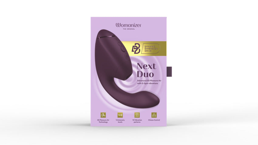 Womanizer Next Duo - Estimulador dual 3D Pleasure Air + Punto G 