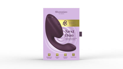 Womanizer Next Duo - Estimulador dual 3D Pleasure Air + Punto G 