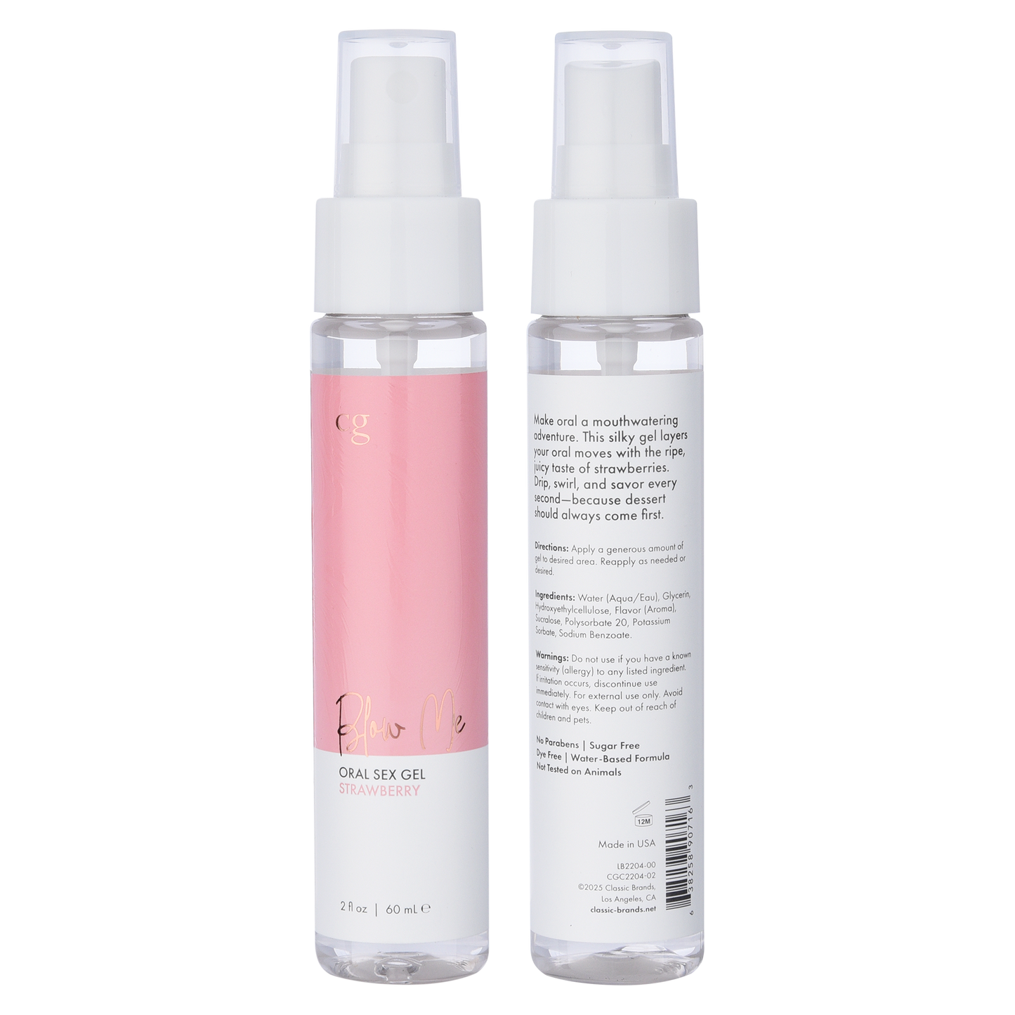 Gel para sexo oral CG BLOW ME - Gel besable con sabor 