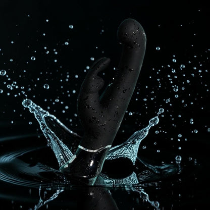 Fifty Shades of Grey Greedy Girl Rechargeable Silicone G-Spot Rabbit Vibrator Black