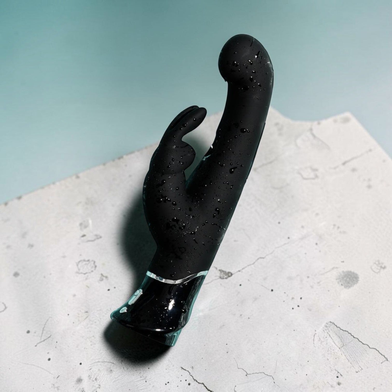Fifty Shades of Grey Greedy Girl Rechargeable Silicone G-Spot Rabbit Vibrator Black