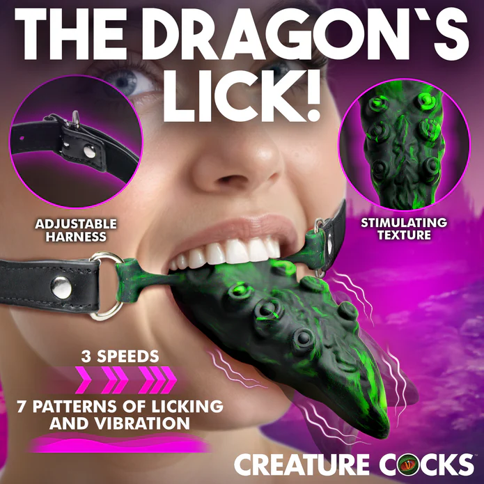Silicone Tentacle Tongue - Green