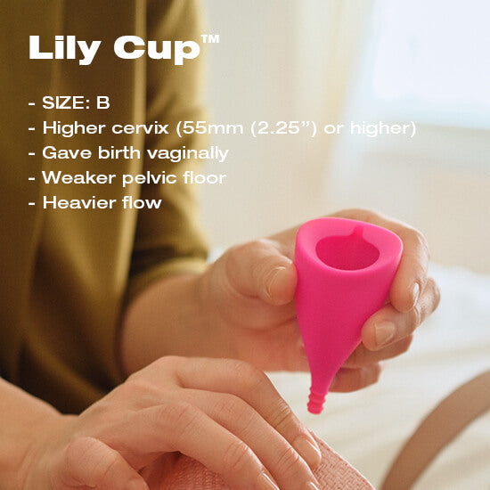 INTIMINA Lily Cup - Collapsible Menstrual Cup Size A & B