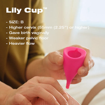 INTIMINA Lily Cup - Collapsible Menstrual Cup Size A & B