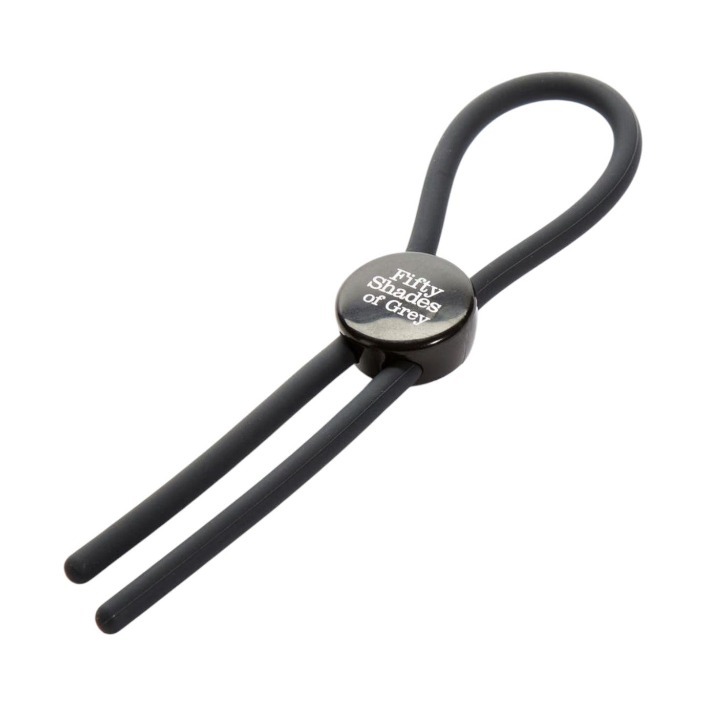 Fifty Shades of Grey Weekend Collection Again and Again Adjustable Silicone Love Ring Black