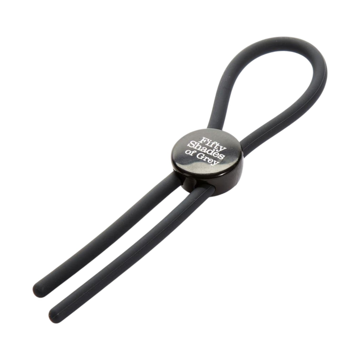 Fifty Shades of Grey Weekend Collection Again and Again Adjustable Silicone Love Ring Black